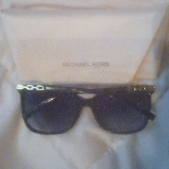 Ladies Blue Michael Kors Sunglasses & White Case